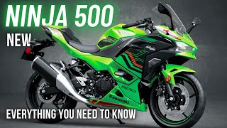 NEW 2024 Kawasaki Ninja 500 Announced! Here's all the details