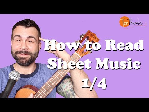 How to Read Sheet Music for Ukulele Players 1/4 - Ukulele Tutorial