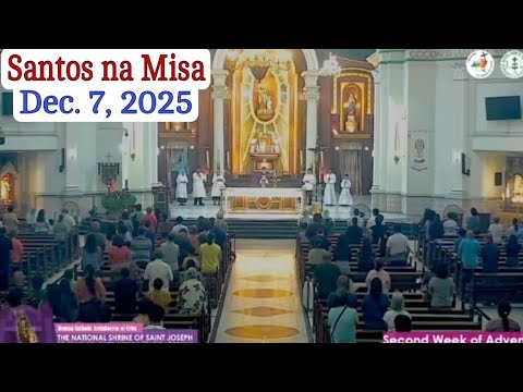Dec. 07, 2025 Sunday Cebuano Holy Mass (Anticipated-Dec.06) || Nat'l. Shrine of St. Joseph (Cebu)