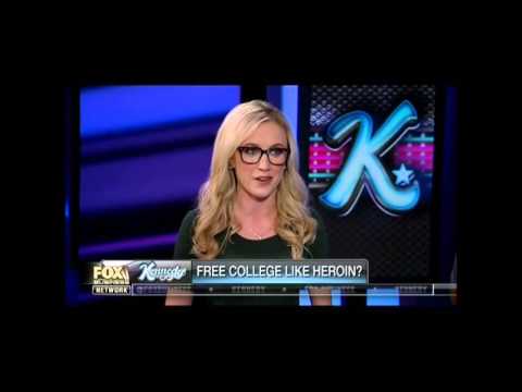 11-06-15 Kat Timpf on Kennedy - Free College Like Heroin?
