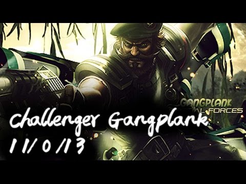 Korea Challenger Gangplank Top vs Ekko | Korea high Elo Replays