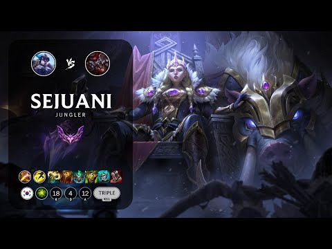 Sejuani Jungle vs Shaco - KR Master Patch 13.12