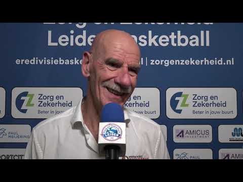 Interviews na Zorg en Zekerheid Leiden - Zeeuw & Zeeuw Feyenoord Basketball (BNXT L) 15 oktober 2022