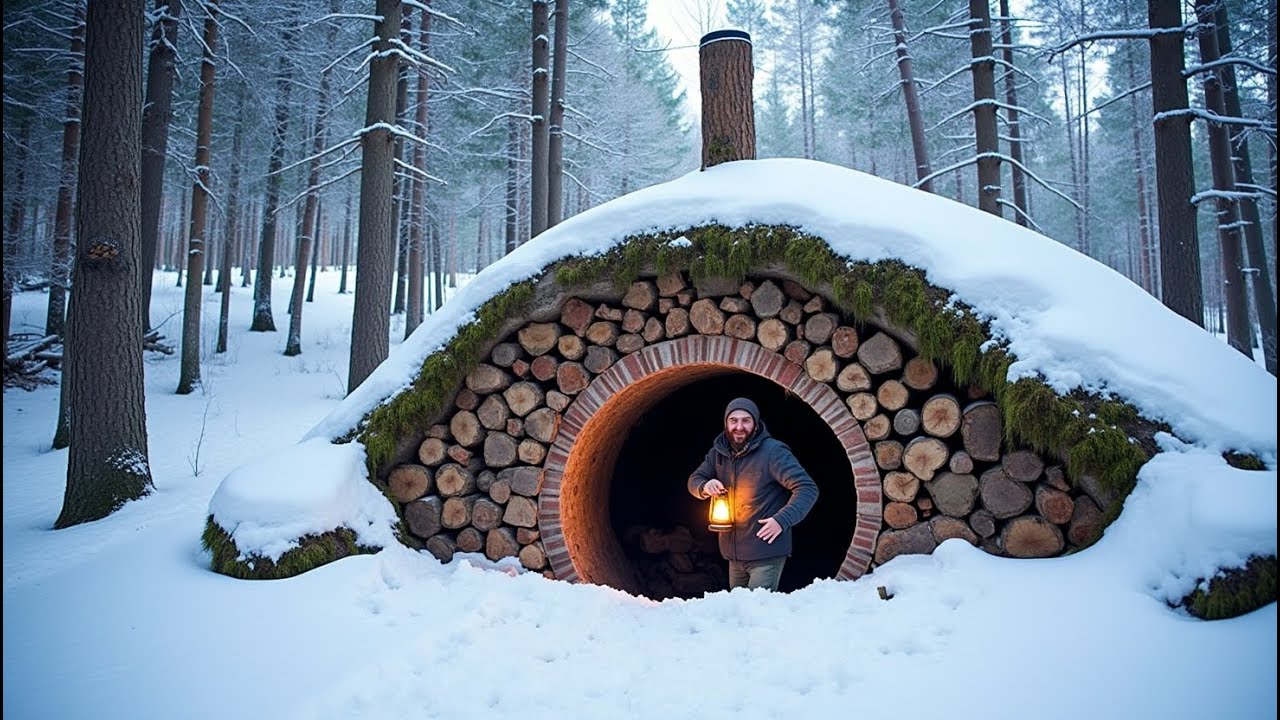 Hiding in the secret basement – ​​the man survived the blizzard | By @alex-wild