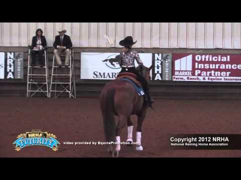 Whiz And Smoke ridden by Alexa M Lovejoy - 2012 NRHA Futurity