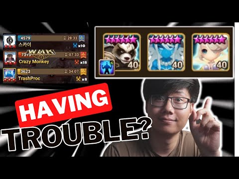 How I Dealt With All Of These Tian Lang Defenses - Summoners War