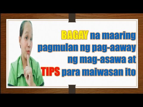 , title : 'Bagay na maaaring pagmulan ng away ng mag-asawa at TIPs para maiwasan ito