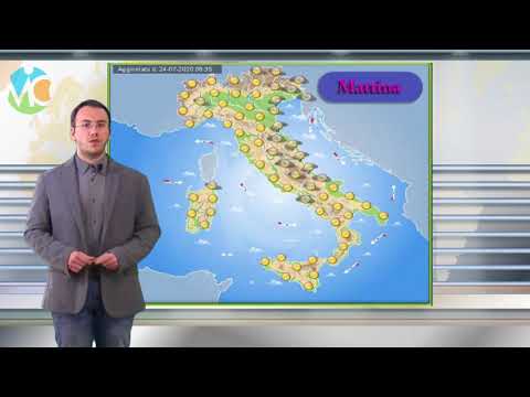 Meteo domani 25 luglio 2020