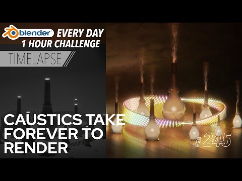 Geometry Node Experiments with Caustics - Blender Every Day #245