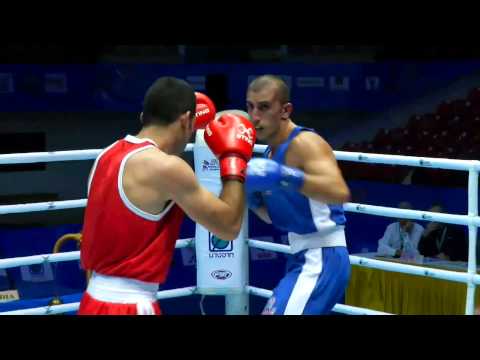 Nadim Salloum vs Waheed Abderredha // ASBC Asian Boxing Championship 2015 Quarter Finals