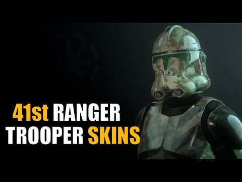 41st Ranger Platoon Clone Troopers Skins Showcase - Star Wars Battlefront 2
