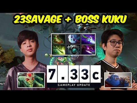 23savage Medusa Meta Hero Feat Blacklist KuKu Superstar Pos5 Support Dota 2 Server Sea 7.33c