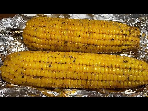 Oven Roasted Corn 🌽  Garlic Butter Roasted Corn on the cob.