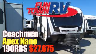Coachmen Apex Nano 190RBS Walkthrough