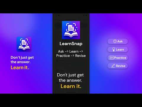 LearnSnap AI: Homework Solver video thumbnail