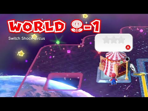 Super Mario 3D World Switch World Flower 1 (11-1) stars - 3D World Bowser's Fury Switch