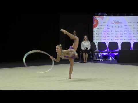 Stephani Sherlock - Silver - Senior Hoop - Rhythmic Gymnastics 2017