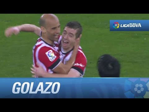 Golazo de Mikel Rico (2-0) en el Athletic Club - UD Almería