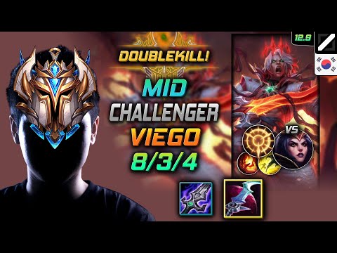 Challenger Viego Mid vs LeBlanc - 챌린저 미드 비에고 월식 집공 - LOL KR 12.9