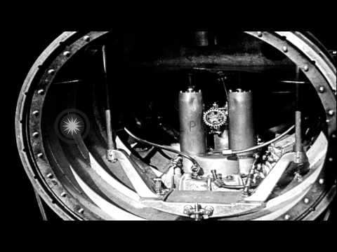 Men build torpedoes in the United States during World War I. HD Stock Footage