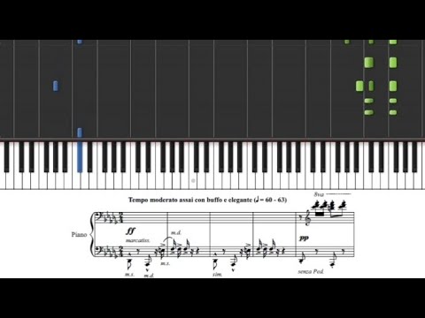 Rodion Shchedrin - Humoresque (sheet music + Synthesia)
