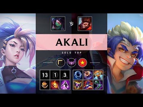Akali Top vs Wukong - VN Master Patch 25.09