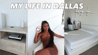 MY LIFE IN DALLAS VLOG | New Bed & Nightstands, Home Vibes!