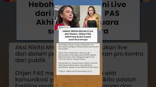 Heboh Nikita Mirzani Bisa Live dari dalam Rutan, Ditjen PAS Akhirnya Buka Suara soal Aturannya