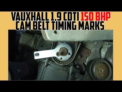 Vauxhall 1 9 CDTI 150 bhp Timing Marks For Cam Belt
