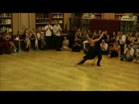  Endre Szeghalmi  and  Andrea Serban  are  dancing  at  El Sabor de Hungría Tango Festival  in  2016