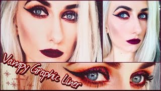 VAMPY GRAPHIC LIPS AND DARK LIPS