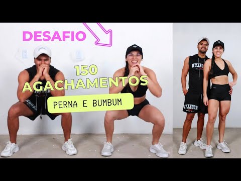 Desafio 150 Agachamentos [ Exercício de Bumbum e Perna ]