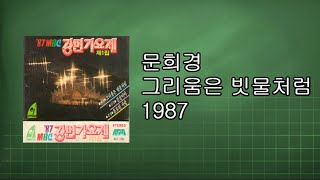 문희경 - 그리움은 빗물처럼