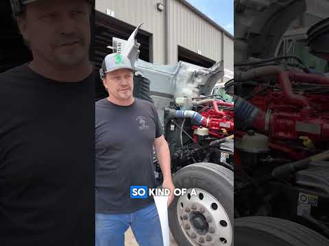 High crankcase pressure… caused by a turbo? #diesel #dieselengine #dieselmechanic #dieselpower