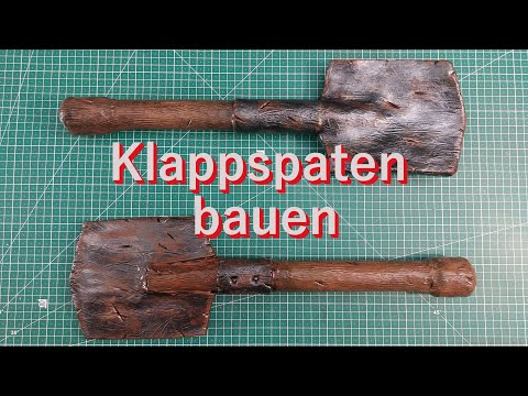 Larp Waffen:Klappspaten bauen