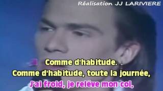 FLORENT PAGNY   COMME D'HABITUDE I G JJ Karaoké - Paroles