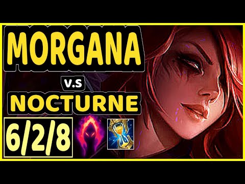 MORGANA vs NOCTURNE - 6/2/8 KDA JUNGLE CHALLENGER GAMEPLAY - EUW