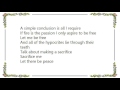 Bob Mould - Sacrifice - Let There Be Peace Lyrics