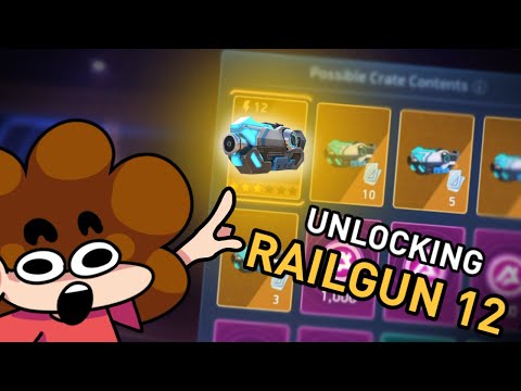 Unlocking the NEW Railgun 12 • Redd | Mech Arena funny video