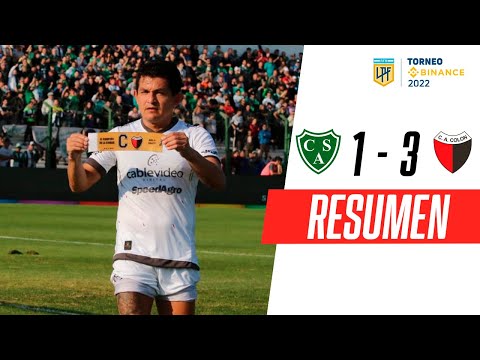 Video: Colón le ganó a Sarmiento y logró su primer triunfo como visitante en la Liga Profesional