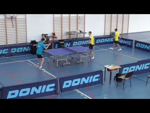 Sipos Rares and Pletea Cristian warm up