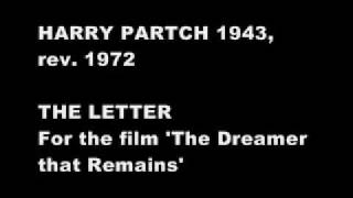 Harry Partch - 'The Letter' 1943, rev. 1972