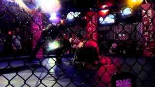 preview picture of video 'MMA Cage fight at Texans sports bar and grill'
