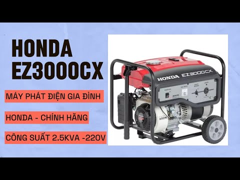 Test Máy Phát Điện HONDA EZ3000CX R 2.5KVA Tại Kho