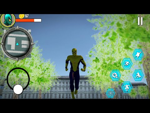 Real Flying Spider Hero City Battle #2 | Amazing Spider City Missions - Android GamePlay HD