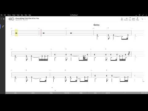 Everything I Do I Do It For You(Bryan Adams),Tablatura e base Senza Basso-Backing bass track-NO BASS