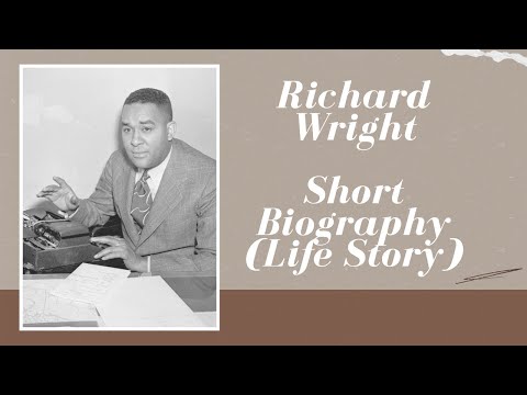 Richard Wright - Short Biography (Life Story)