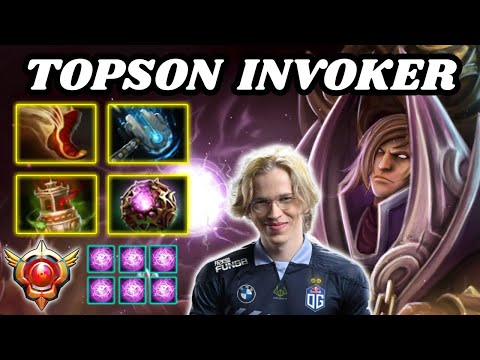 🔥 TOPSON Invoker WEX Highlights Gameplay 🔥 Grandmaster Tier TOPSON INVOKER - Dota 2