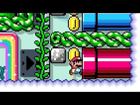 Super Mario Maker 2 🔧 Multiplayer VS Climbing Panic 🔧 leon SMM2