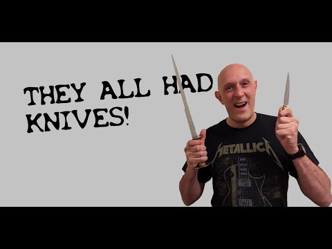 Medieval people ALL HAD KNIVES!